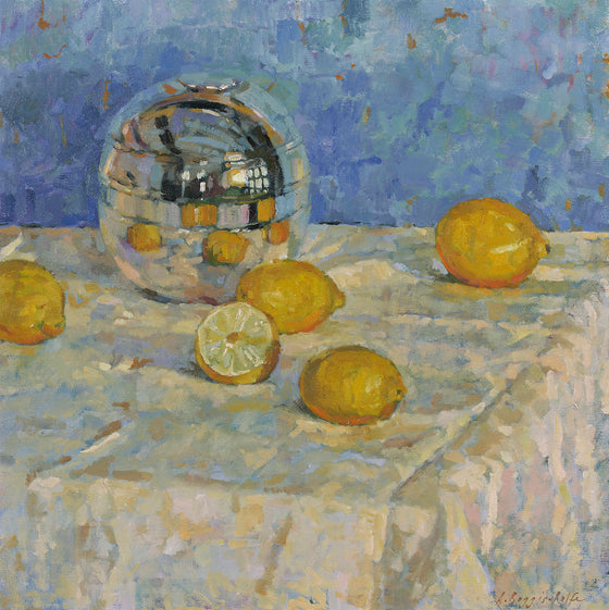 Alice Boggis-Rolfe contemporary British artist 'Lemons, Reflections'
