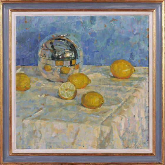 Alice Boggis-Rolfe contemporary British artist 'Lemons, Reflections' framed