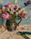 Alice Boggis-Rolfe contemporary British artist 'Sweet Peas in a Pewter Jug'