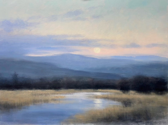 Moonrise over the Marshes
