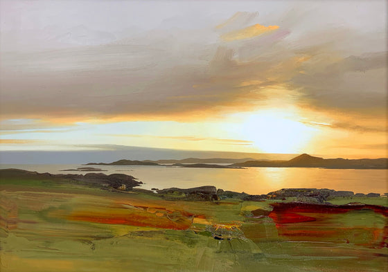 Glowing Evening Sun, Fidden, the Isle of Mull