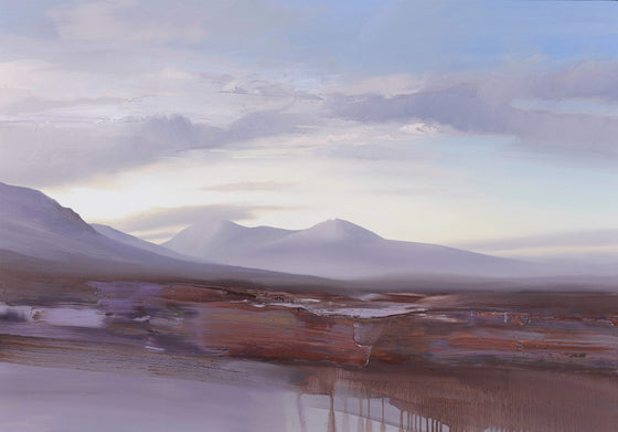 The Setting Sun Lighting up the Land, Black Mount