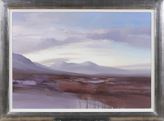 The Setting Sun Lighting up the Land, Black Mount