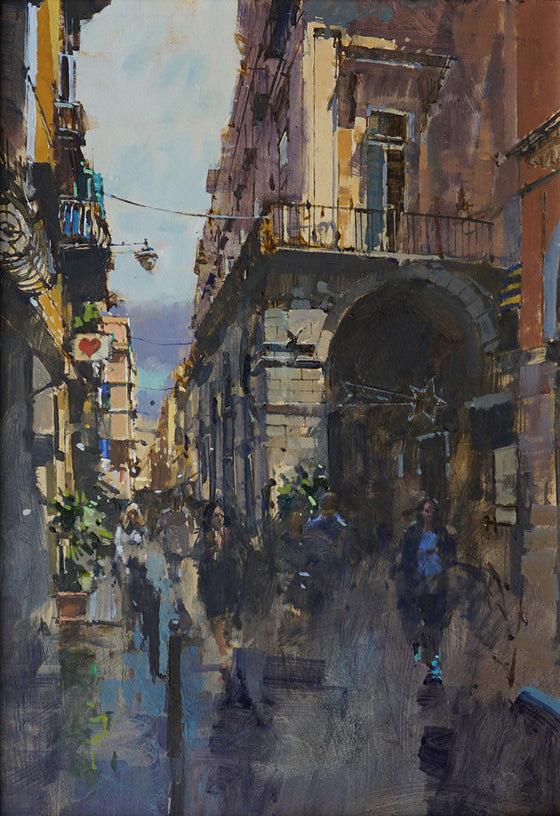 David Sawyer_The Heart & Star, Via del Tribunali, Naples unframed