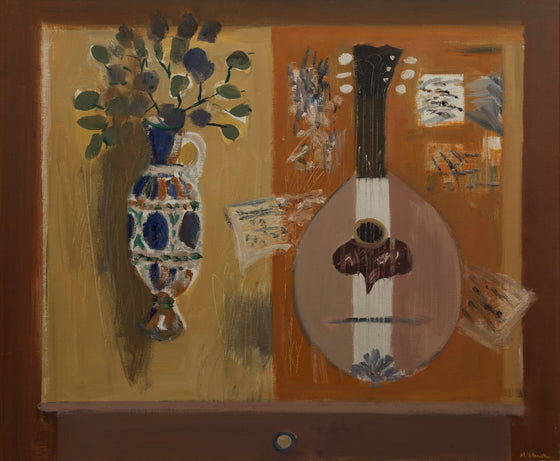 Mandolin and Vase, 1969