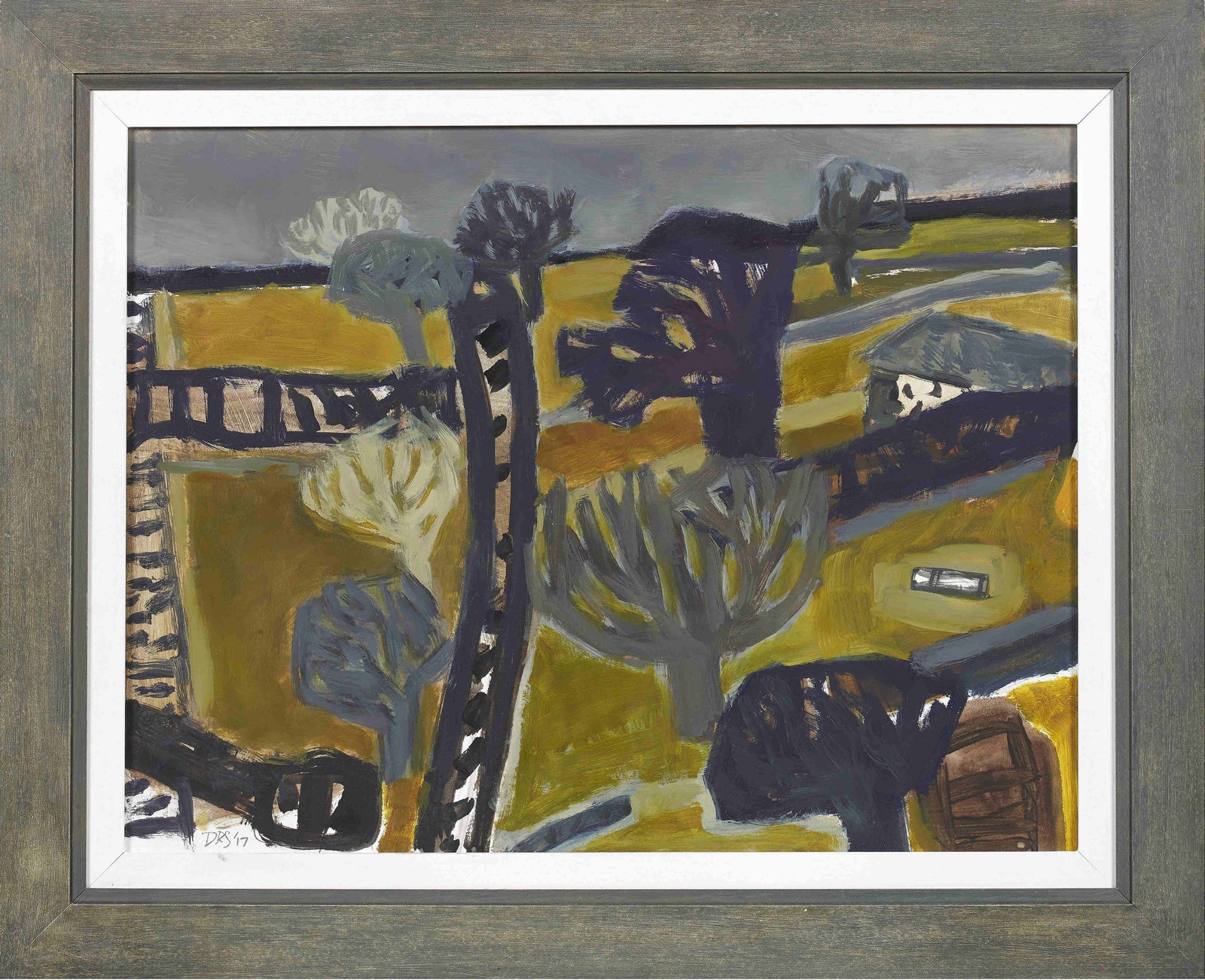 David Ralph Simpson Contemporary British abstract art 'Mendip Winter ...