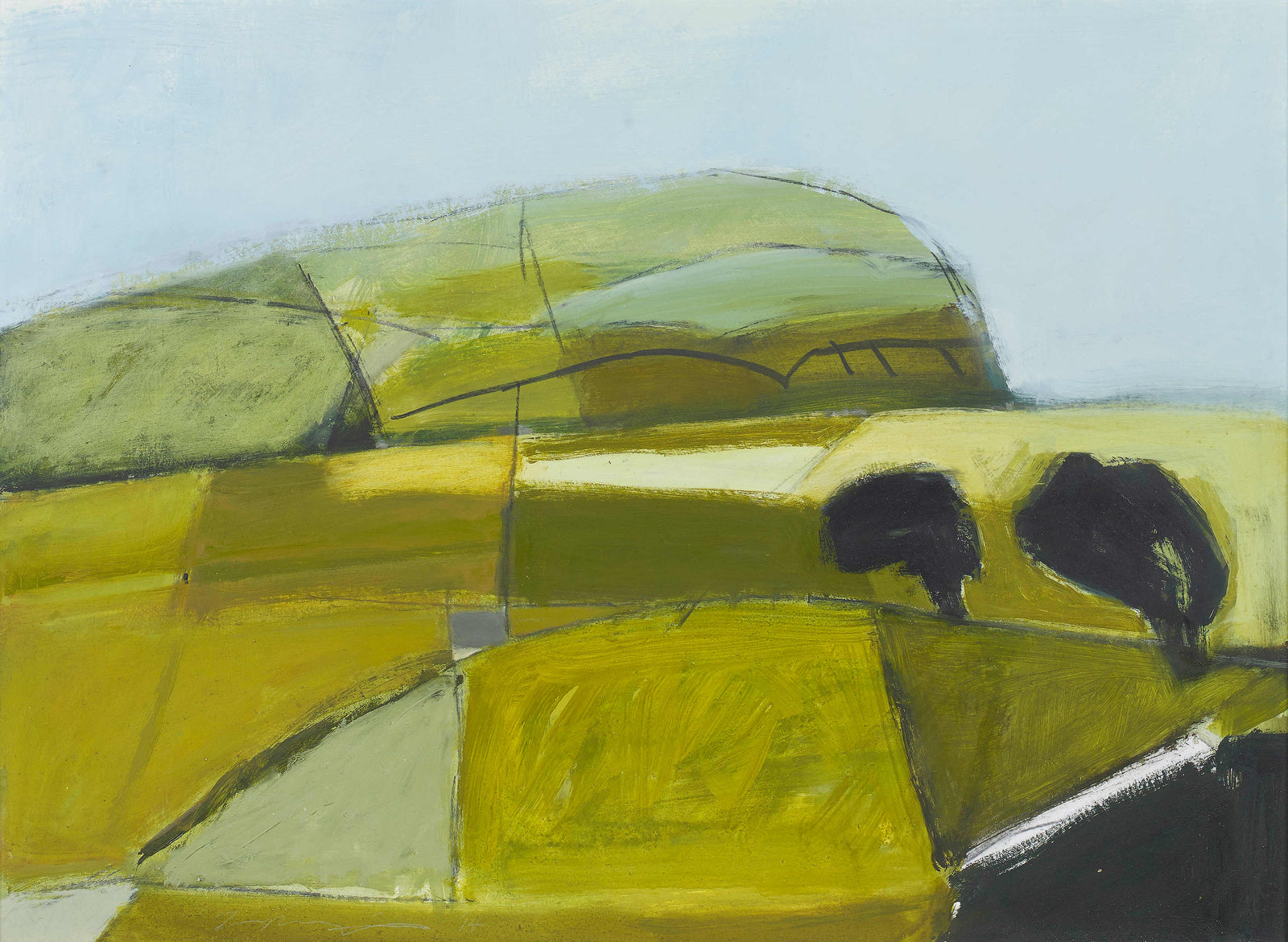 David Simpson David Ralph Simpson British abstract art 'Not the Man from Porlock ...