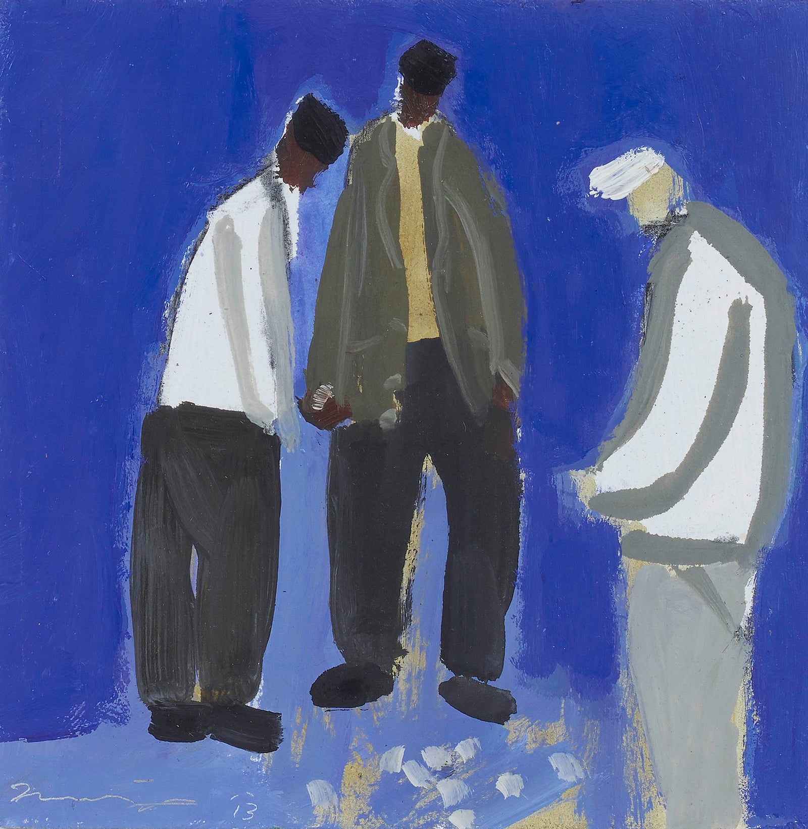 David Ralph Simpson art 'Petanque (The importance of small distance ...