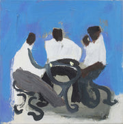 David Ralph Simpson Contemporary British abstract art 'Three Friends ...