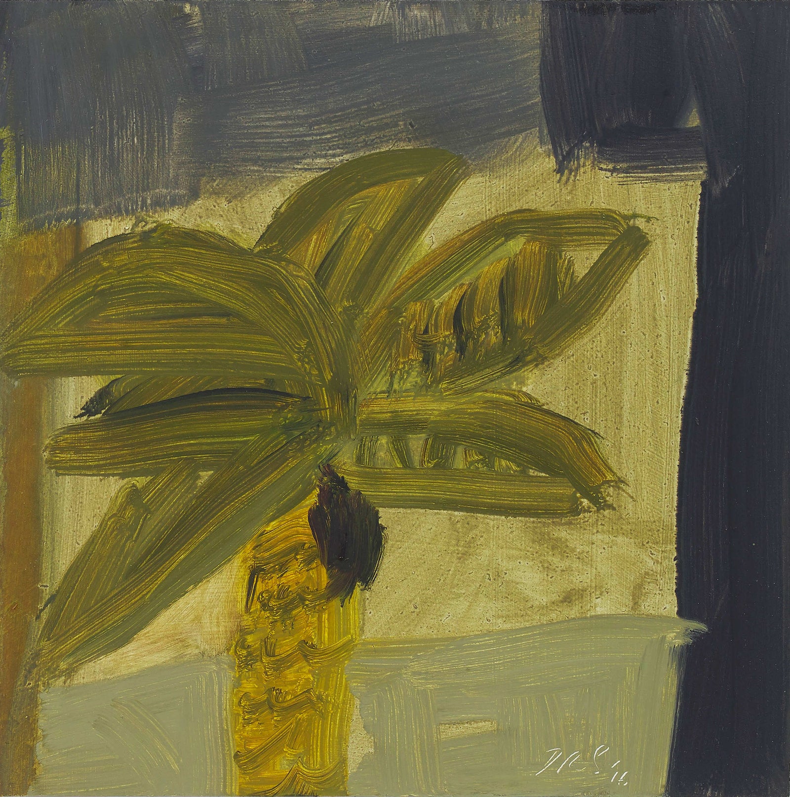 David Ralph Simpson Contemporary British abstract art 'Wet Palm ...