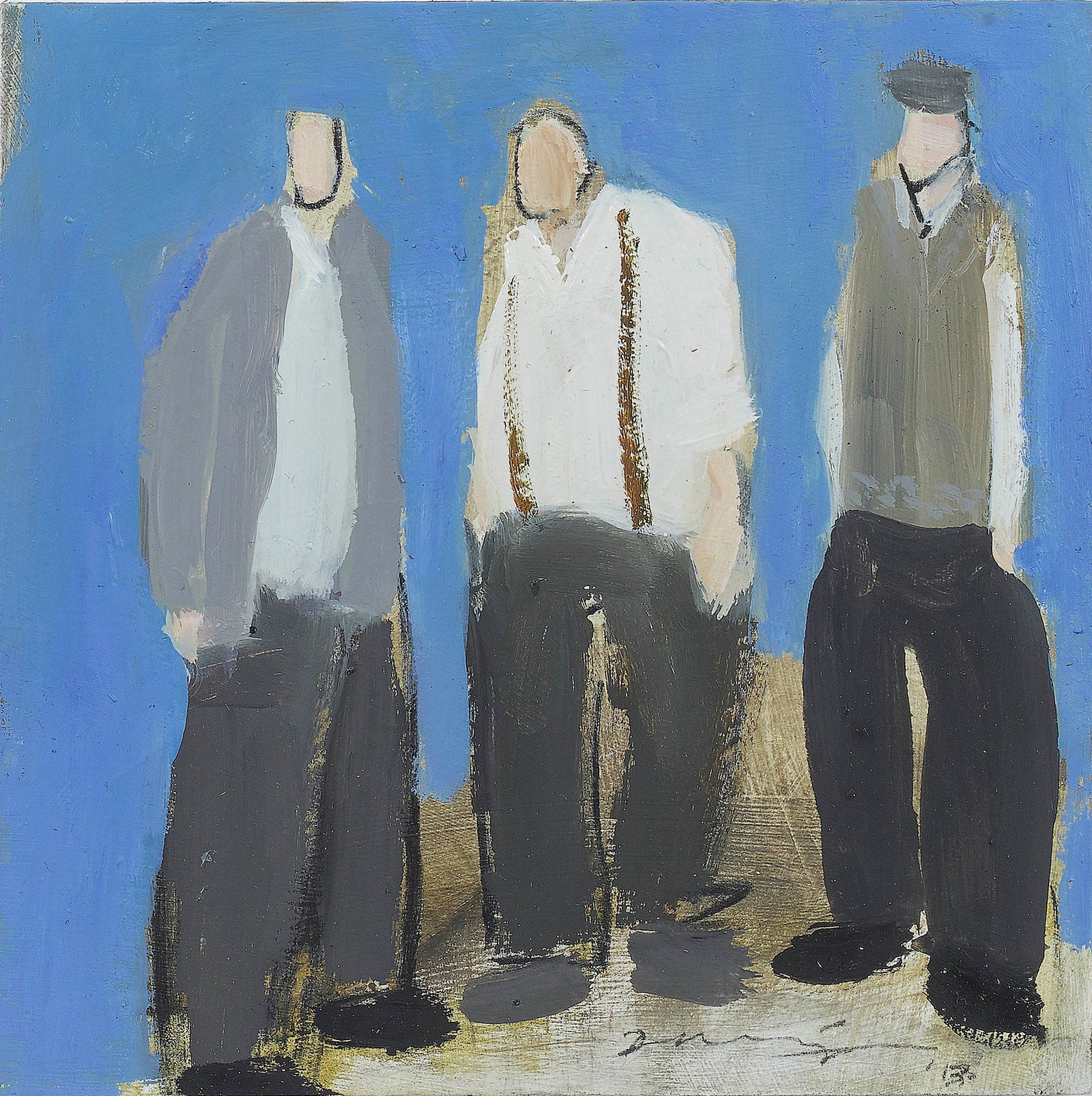 David Ralph Simpson British painting 'What are we going to do, now ...