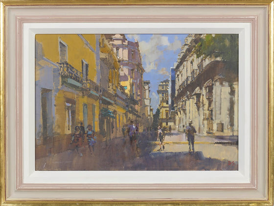 Obispo - View from Plaza de Armas, Havana