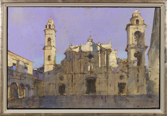 Plaza de la Catedral, Early Morning Shadows, Havana