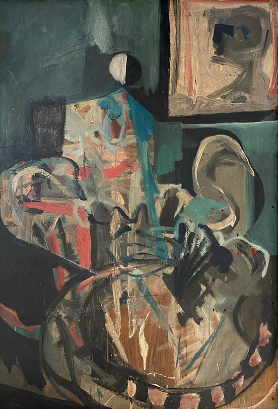 Dirty Cash painting by contemporary British artist Denver Sorrell