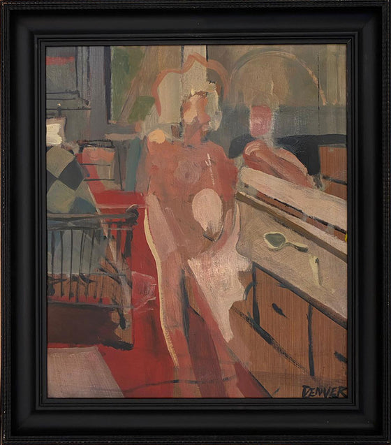 Quick Change framed painting by contemporary British artist Denver Sorrell