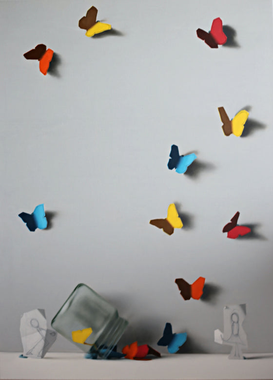 Jar of Butterflies I
