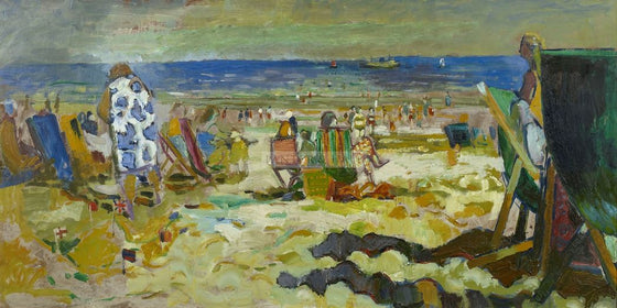 A day at the beach Edwin La Dell ARA