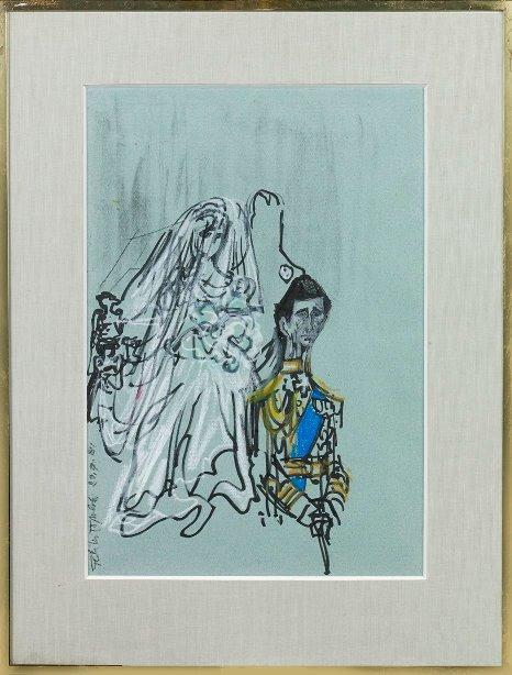 The Wedding of Prince Charles and Lady Diana (Framed)