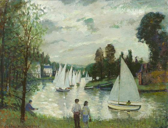 Dinghies on the River
