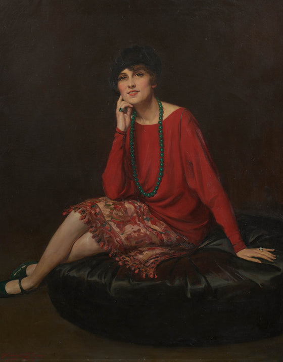 Seated Flapper