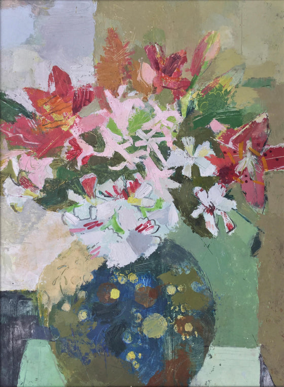 Helen Riches_Nerines and Lilies
