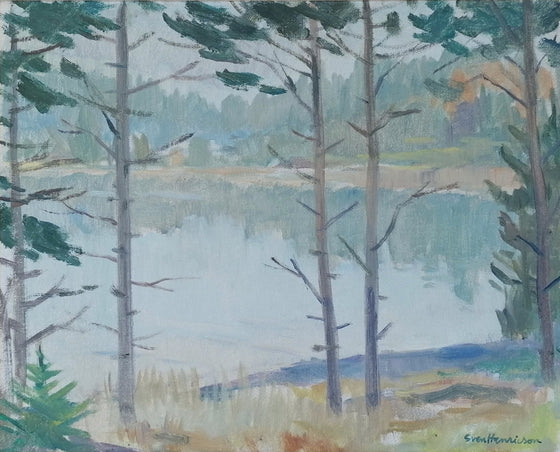 The Lake through the Trees