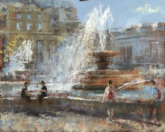 By The Fountain, Trafalgar Square, London