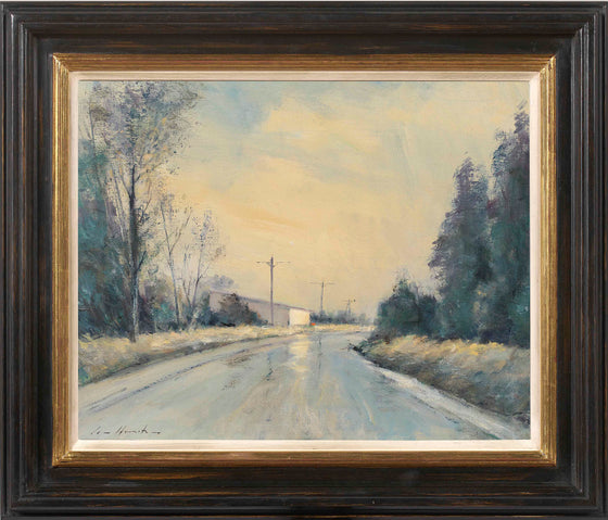 Abandoned Railroad, Olympia, Washington State by Ian Houston framed
