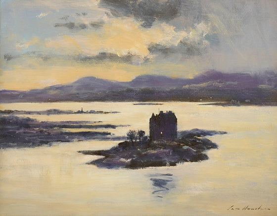 Castle Stalker in Evening Light (Loch Laich, Argyll)