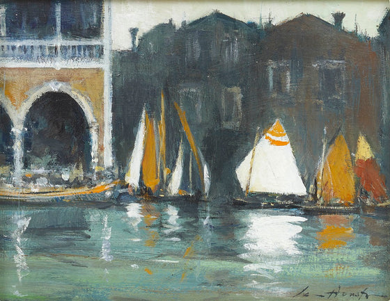 Colourful Sails by the Fish Market – Venice