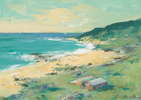 A Deserted Beach in Peaceful Weather by Ian Houston