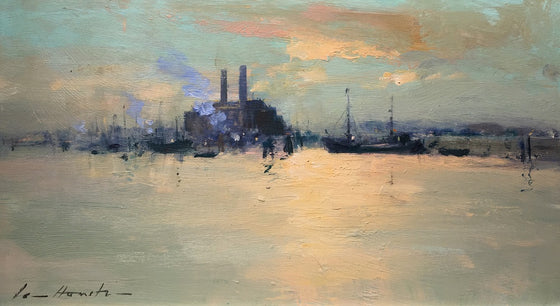 Evening Light on the Thames at Chelsea