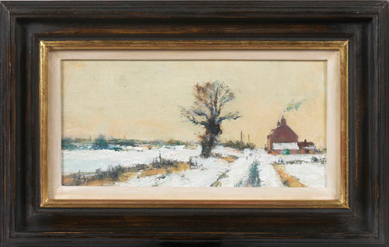 Fresh Snowfall, Norfolk by Ian Houston framed