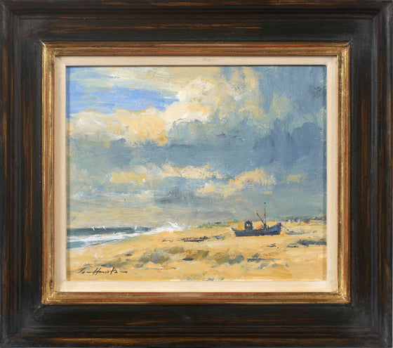 Suffolk Beach by Ian Houston framed