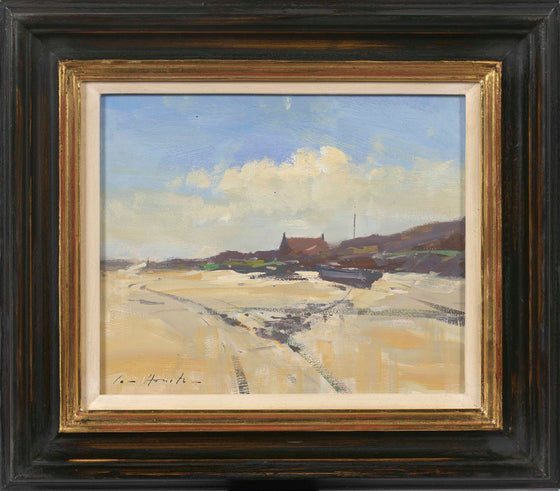 The Cockle Beach, Barra by Ian Houston framed