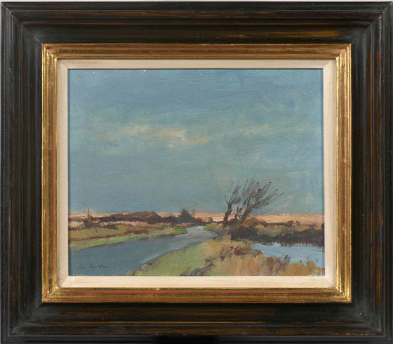 The Pool at Trunch by Ian Houston framed