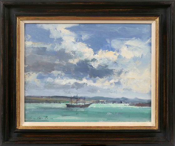 Wind and Sunlight, 'The Lady Elizabeth', Falkland Islands by Ian Houston framed