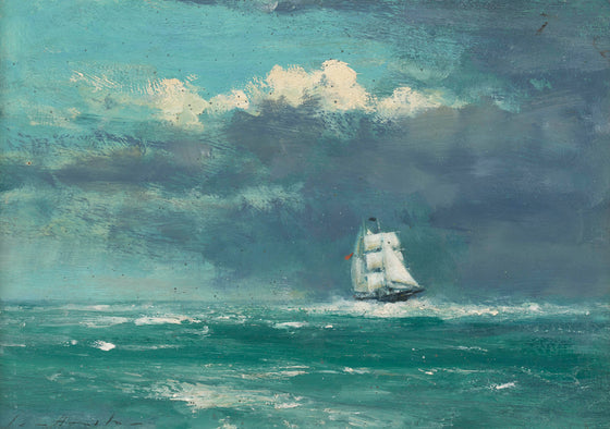 'Young Endeavour' in the North Sea by Ian Houston