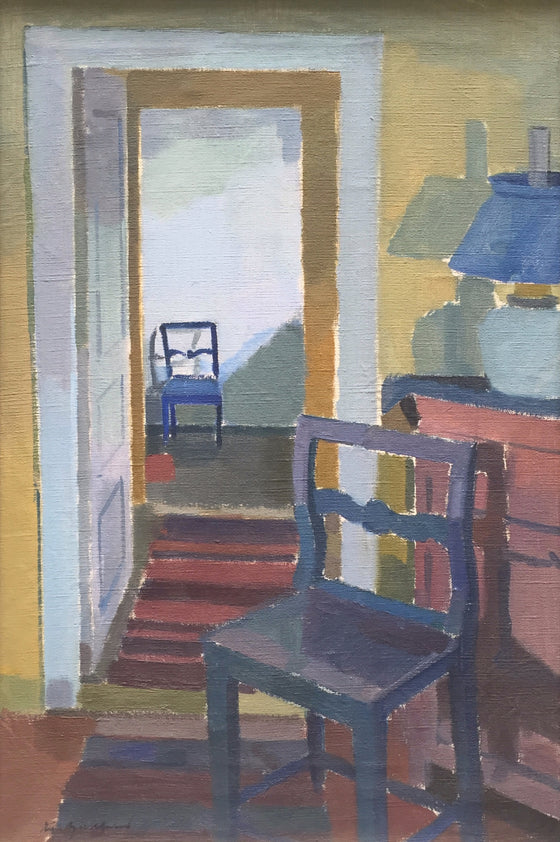 Interior with Blue Chairs