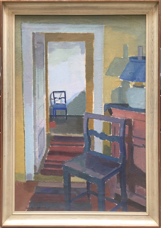 Interior with Blue Chairs