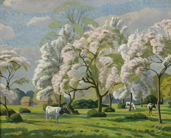 Cattle in Gloucestershire - James Walker Tucker (1898-1972)