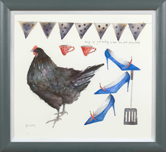 Bunting and Spicy Shoes
