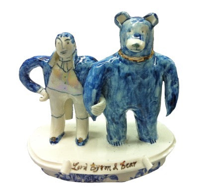 Lord Byron & Bear (unique piece, repeated concept)