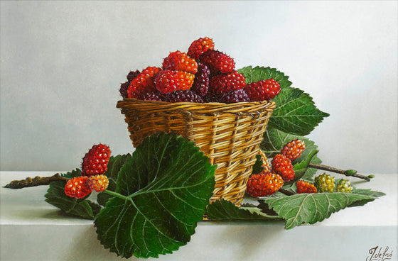 A Basket filled with Mulberries