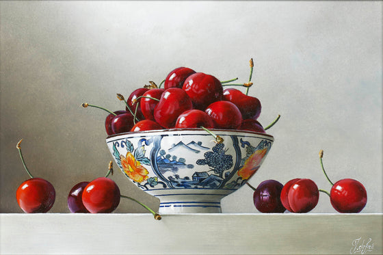 Cherries in a Bowl