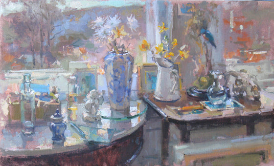 John Martin Studio Window with Kingfisher