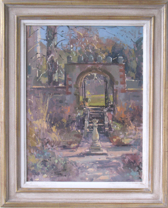 John Martin The Walled Garden, Preston Manor, Winter framed