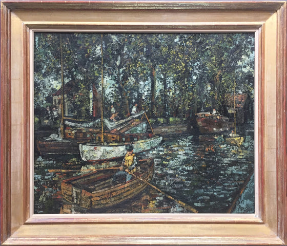 Jonas Plosky_A Day on the River framed