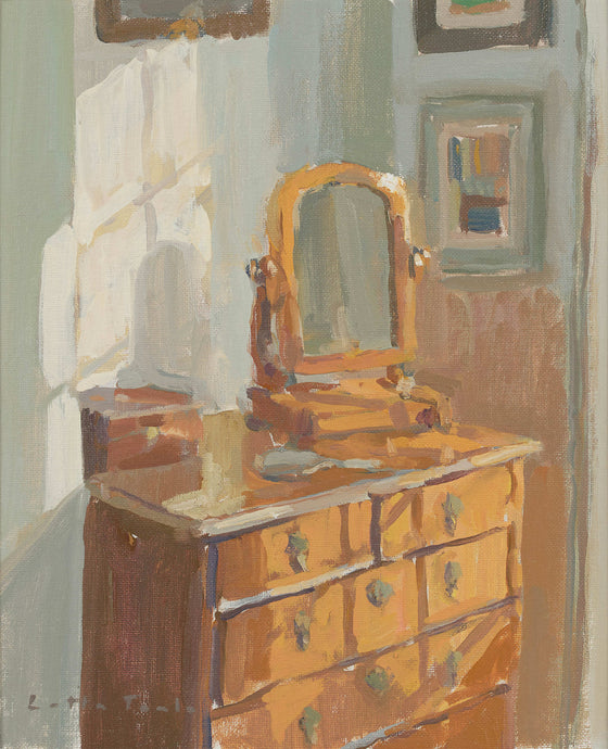 Early Morning Light on the Chest of Drawers, London