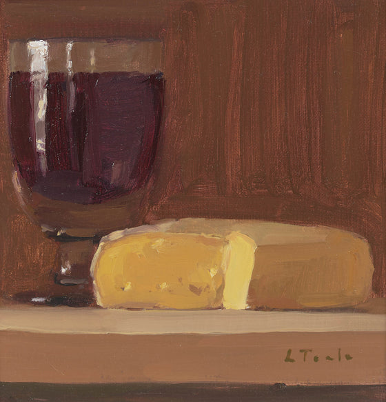Red Wine with English Cheese